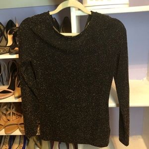 Michael Kors open back sparkling blouses